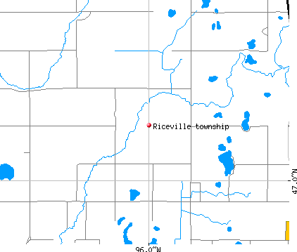 Riceville township, MN map