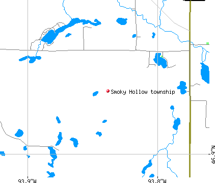 Smoky Hollow township, MN map