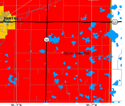 Eglon township, MN map