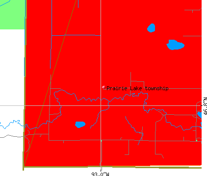 Prairie Lake township, MN map