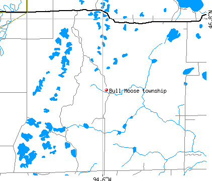 Bull Moose township, MN map