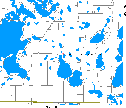 Lake Eunice township, MN map