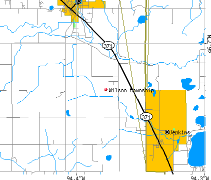 Wilson township, MN map
