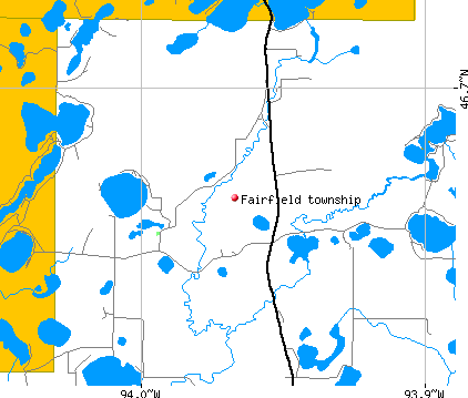 Fairfield township, MN map