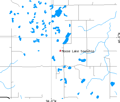 Moose Lake township, MN map