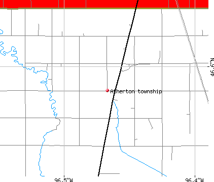 Atherton township, MN map