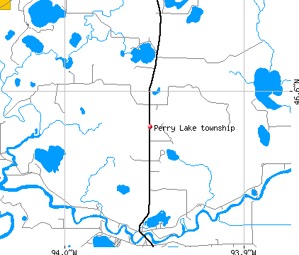 Perry Lake township, MN map