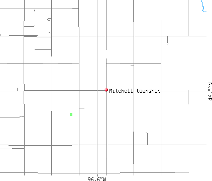 Mitchell township, MN map