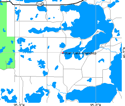 Star Lake township, MN map