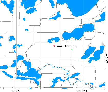Maine township, MN map