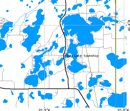 Bay Lake township, MN map