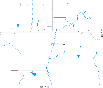 Park township, MN map