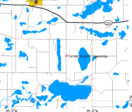 Tordenskjold township, MN map