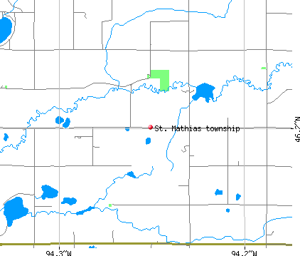 St. Mathias township, MN map