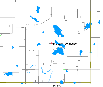 Eastern township, MN map