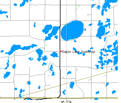 Eagle Lake township, MN map