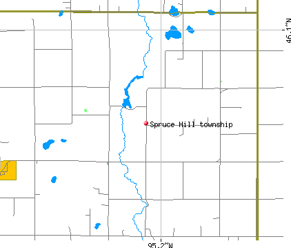 Spruce Hill township, MN map
