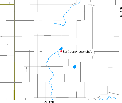 Burleene township, MN map