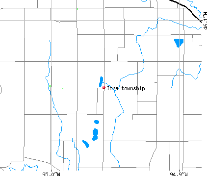 Iona township, MN map
