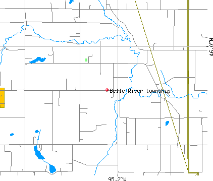 Belle River township, MN map