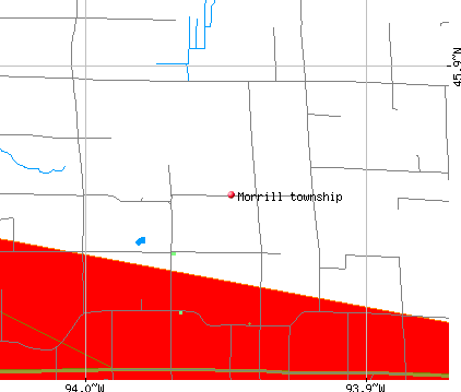Morrill township, MN map