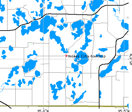 Holmes City township, MN map