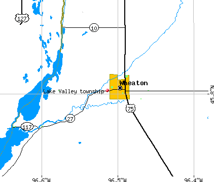 Lake Valley township, MN map