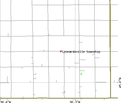 Leonardsville township, MN map