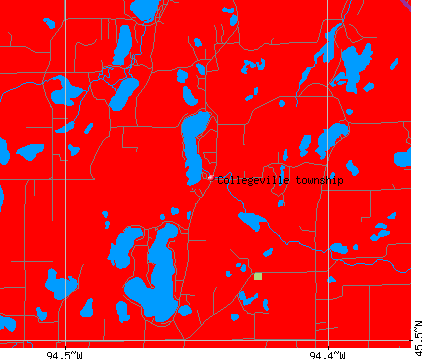 Collegeville township, MN map