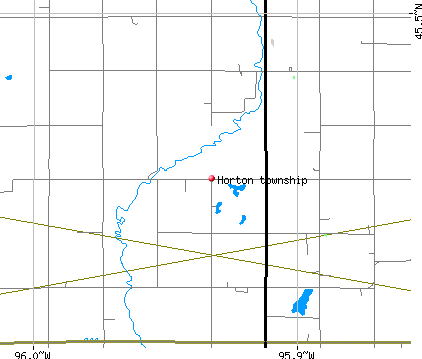 Horton township, MN map
