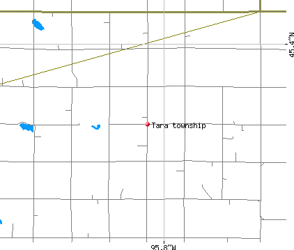 Tara township, MN map
