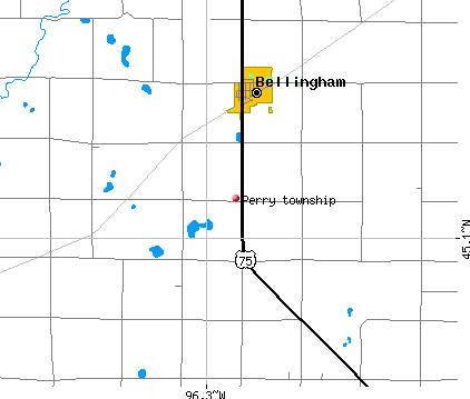 Perry township, MN map