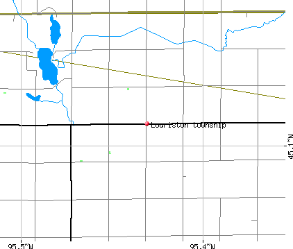 Louriston township, MN map