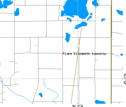 Lake Elizabeth township, MN map