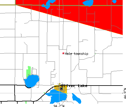 Hale township, MN map