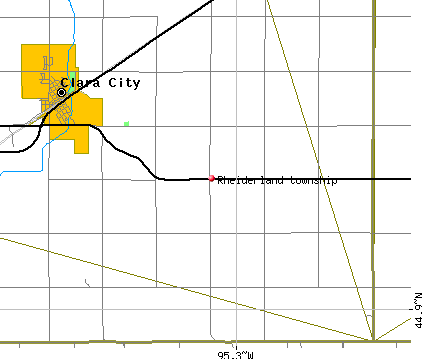 Rheiderland township, MN map