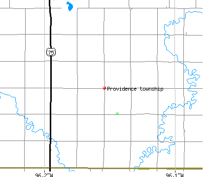 Providence township, MN map