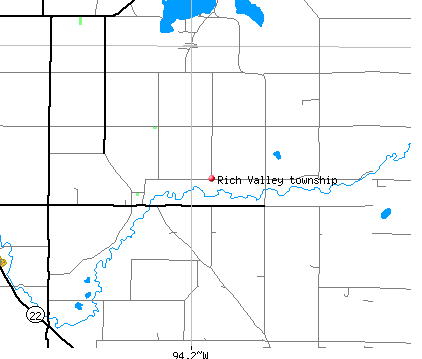 Rich Valley township, MN map