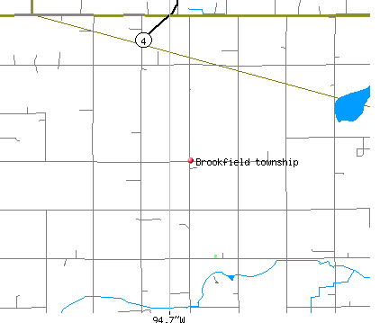 Brookfield township, MN map