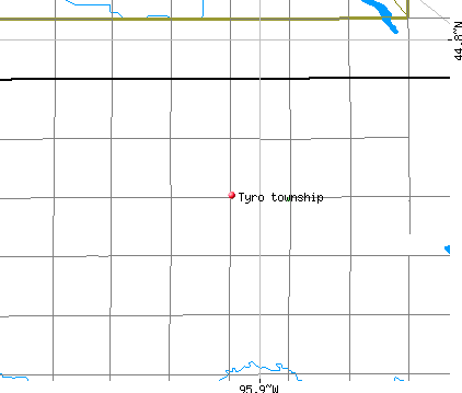 Tyro township, MN map