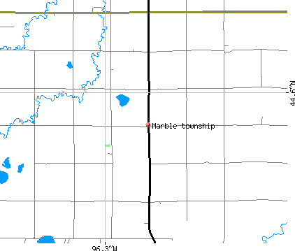 Marble township, MN map