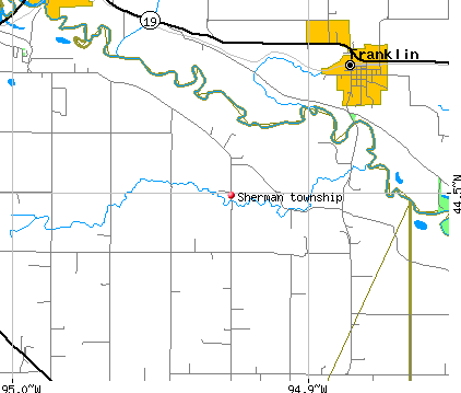 Sherman township, MN map