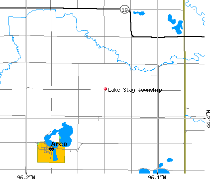 Lake Stay township, MN map