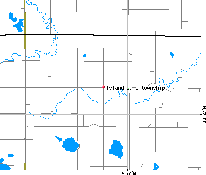Island Lake township, MN map