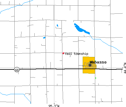 Vail township, MN map