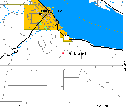 Lake township, MN map