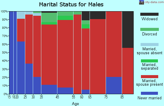 Genesee marital status for males