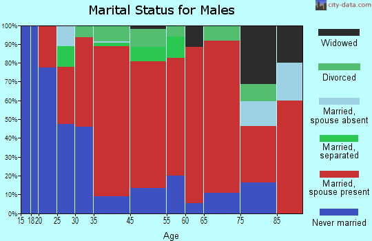 Grand Island marital status for males