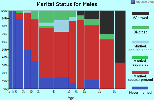 LaFayette marital status for males