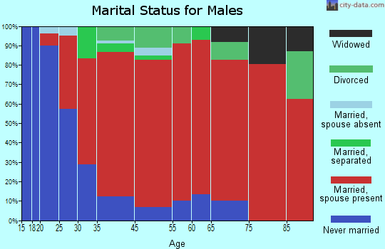 Le Ray marital status for males